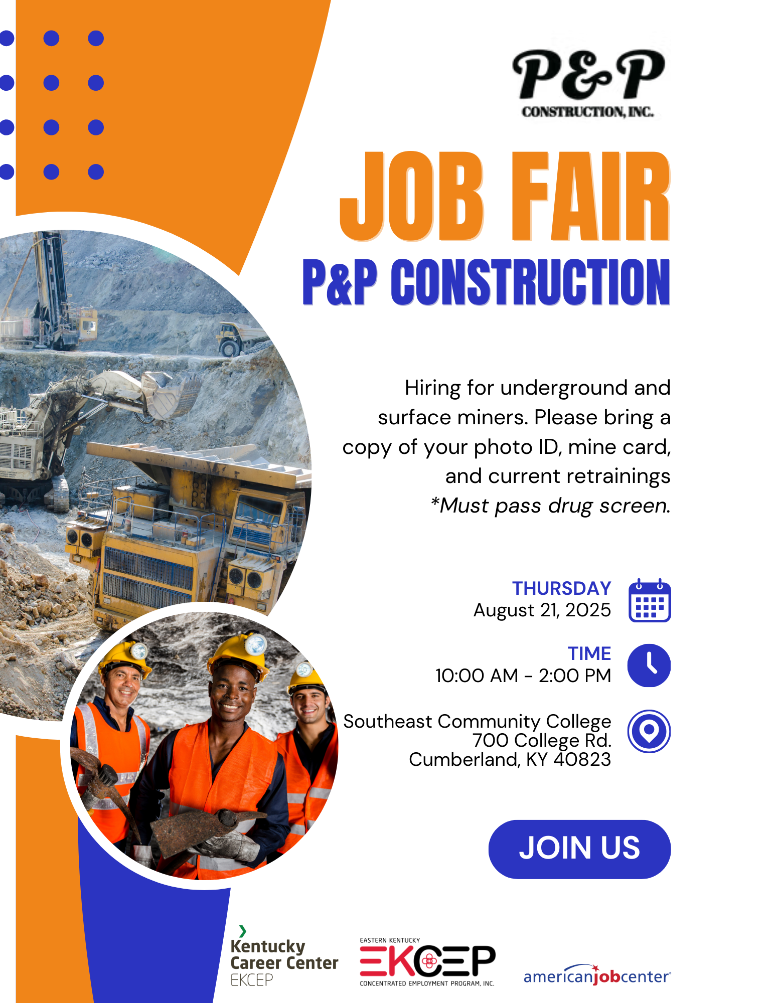 p&p Job Fair Flyer