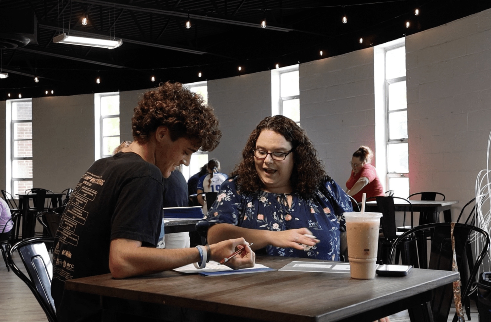 An EKCEP career advisor working one-on-one with a jobseeker in Eastern Kentucky.
